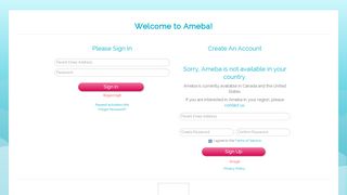 
                            5. Ameba | Login