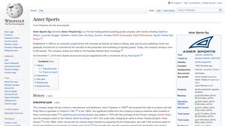 
                            6. Amer Sports - Wikipedia