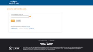 
                            8. America First Credit Union :: Login to Online Banking