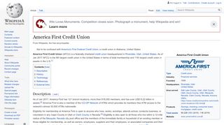 
                            4. America First Credit Union - Wikipedia