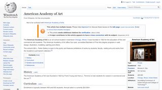 
                            5. American Academy of Art - Wikipedia