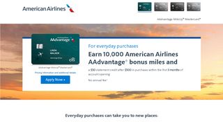 
                            7. American Airlines AAdvantage MileUp℠ Mastercard …