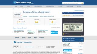 
                            4. American Airlines Credit Union Reviews and Rates