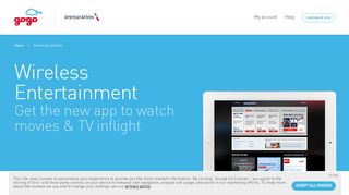 
                            7. American Airlines: The Gogo Entertainment App | Gogo