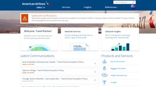 
                            4. American Airlines Travel Agency Reference - AA Saleslink
