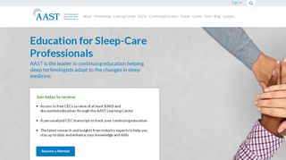 
                            4. American Association of Sleep Technologists (AAST)