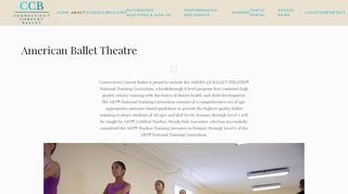 
                            9. American Ballet Theatre - Connecticut Concert Ballet