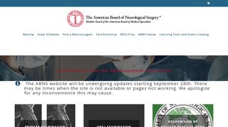 
                            1. American Board of Neurological Surgery: Home