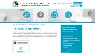 
                            3. American Board of Psychiatry and Neurology ... - ABPN