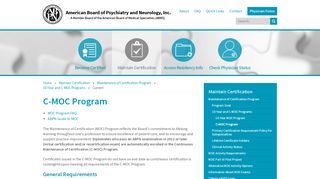 
                            6. American Board of Psychiatry and Neurology C-MOC ... - ABPN