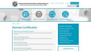 
                            7. American Board of Psychiatry and Neurology Maintain ... - ABPN