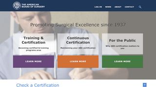 
                            2. American Board of Surgery | www.absurgery.org