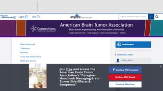 
                            8. American Brain Tumor Association Support Group & Forum ...