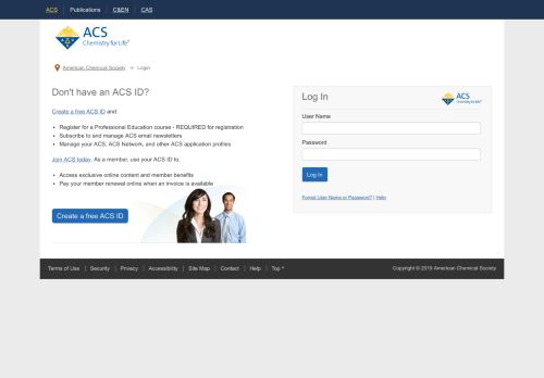 
                            2. American Chemical Society Login