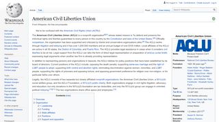 
                            8. American Civil Liberties Union - Wikipedia