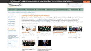 
                            3. American College of Critical Care Medicine - SCCM | Society of ...