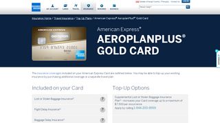 
                            9. American Express® AeroplanPlus®* Gold Card - American ...