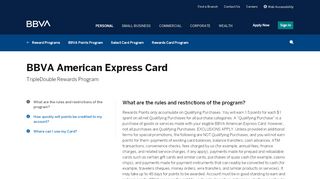 
                            7. American Express Card FAQ | BBVA