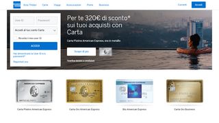 
                            2. American Express IT | Accedi | Carte di Credito, e …