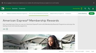 
                            3. American Express® Membership Rewards - Nedbank