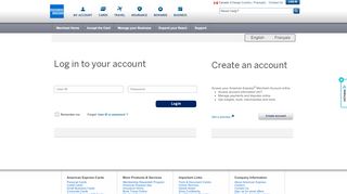 
                            5. American Express Merchant Services | Custom Login Page