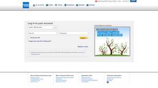 
                            2. American Express : Online Services : Log in