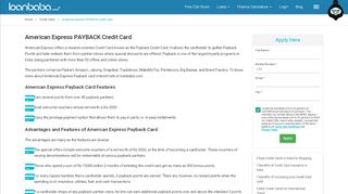 
                            9. American Express PAYBACK Credit Card Advantages ...