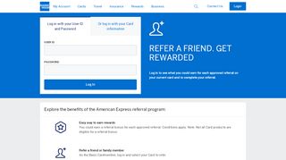 
                            7. American Express - Refer a Friend