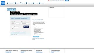 
                            3. American Express/Logon to Account Access