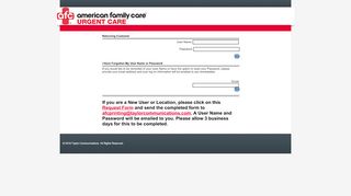 
                            2. American Family Care Urgent Care Login