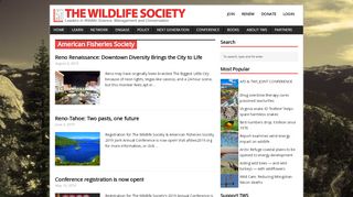 
                            9. American Fisheries Society | THE WILDLIFE SOCIETY