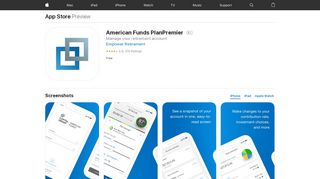 
                            11. American Funds PlanPremier on the App Store