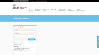 
                            3. American Funds Retirement Services > Account login