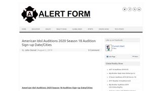 
                            3. American Idol Auditions 2020 Season 18 Audition …