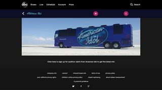 
                            2. American Idol Auditions - ABC.com