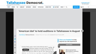 
                            9. 'American Idol' to hold auditions in Tallahassee in …