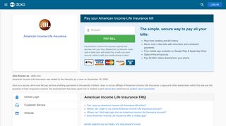 
                            9. American Income Life Insurance | Pay Your Bill …