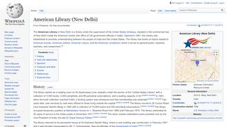 
                            6. American Library (New Delhi) - Wikipedia