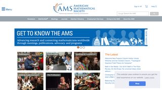 
                            1. American Mathematical Society :: Homepage