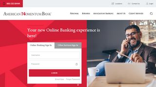 
                            8. American Momentum Bank Home Page