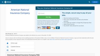 
                            10. American National Insurance Company | Pay Your Bill Online ...