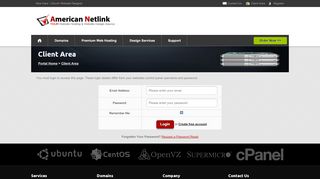 
                            9. American Netlink - Client Area