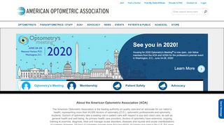 
                            3. American Optometric Association (AOA)