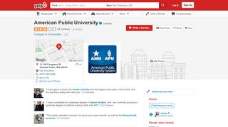 
                            9. American Public University - 44 Reviews - Colleges ...