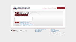 
                            4. American Radiology Connect - Login - My Radiology Portal