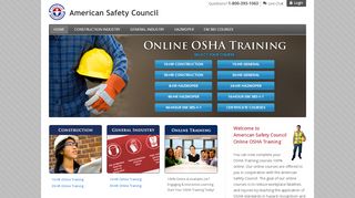 
                            3. American Safety Council Online OSHA Training