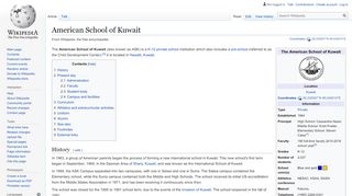 
                            2. American School of Kuwait - Wikipedia