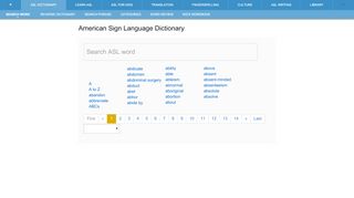 
                            5. American Sign Language (ASL) Dictionary
