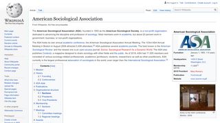 
                            2. American Sociological Association - Wikipedia