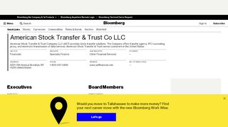 
                            5. American Stock Transfer & Trust Co LLC - …